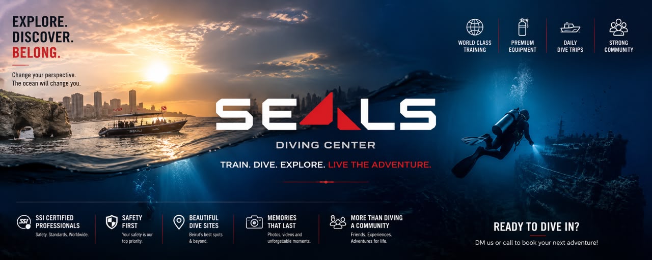 Seals Diving Center Scuba Diving Beirut, Lebanon