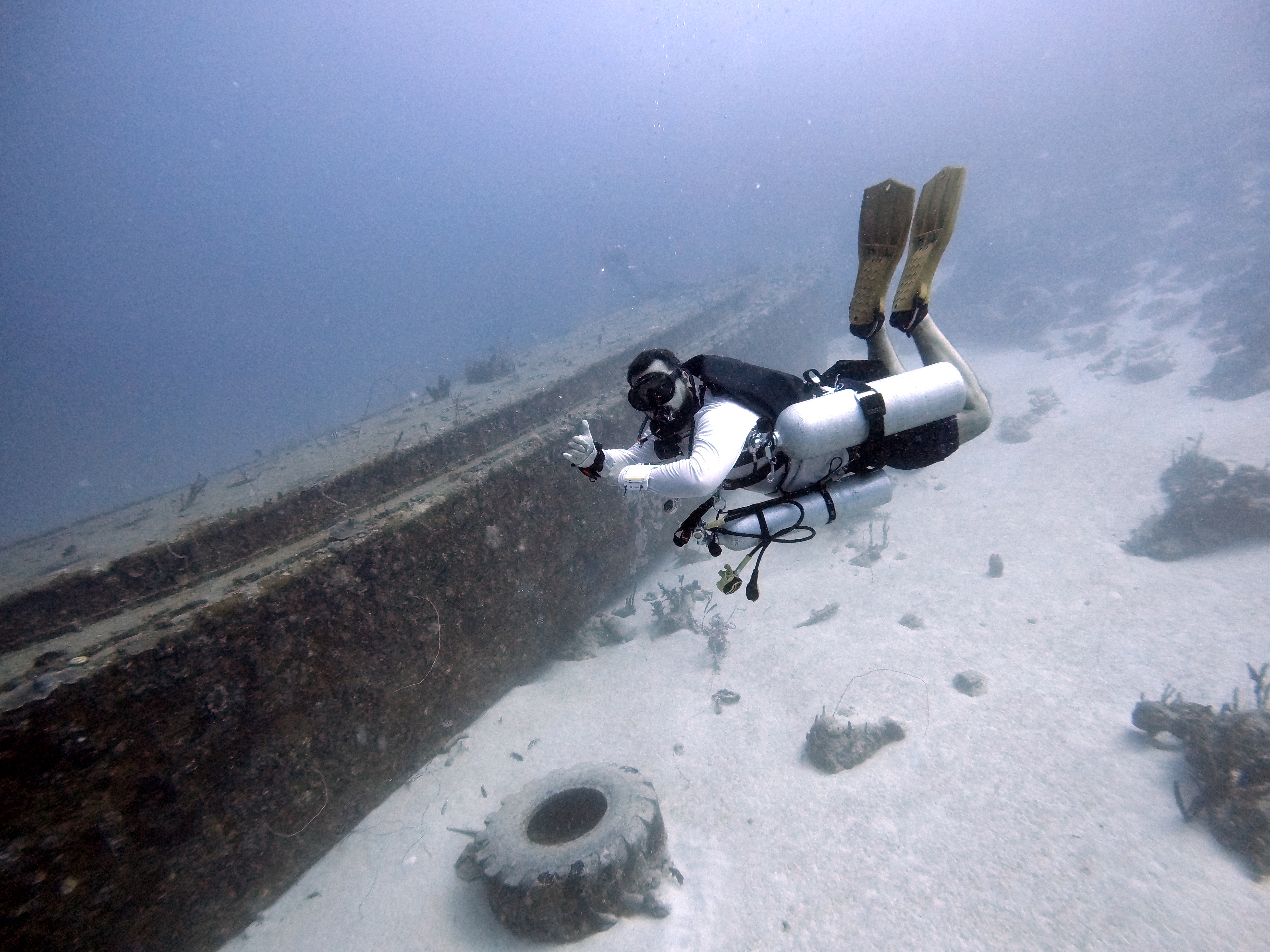 Cooper's Barge Dive Site Scuba Diving Bonaire, Dutch Caribbean