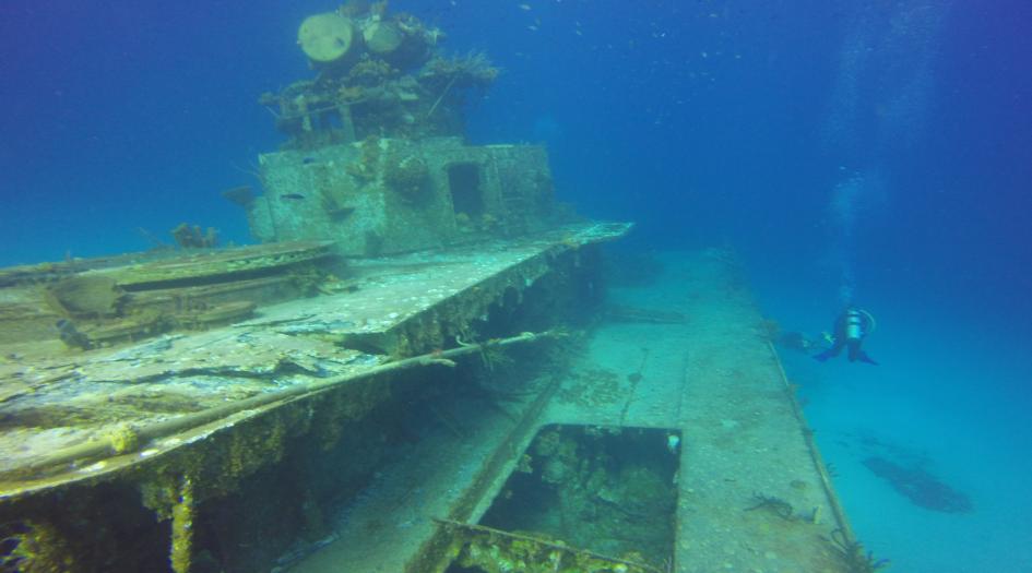 Captain Keith Tibbetts Dive Site Scuba Diving Cayman Brac, Cayman Islands