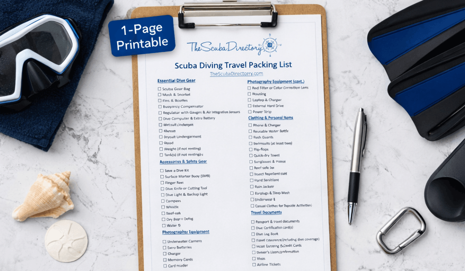 The Ultimate Scuba Trip Packing Checklist